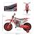 HOMCOM - Moto électrique pour enfants - PP - 106.5x51.5x68cm - Rouge ROUGE 4 - vertbaudet enfant 