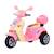 Moto scooter électrique pour enfants 6 V env. 3 Km/h 3 roues et topcase effet lumineux et sonore rose ROSE 1 - vertbaudet enfant 