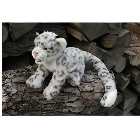 Peluche Léopard des neiges - Ushuaia Junior - 32 cm - Pour Enfant - Blanc BLANC 1 - vertbaudet enfant 