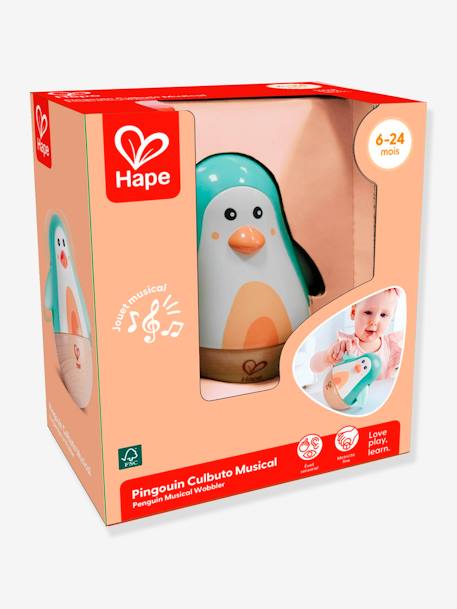 Pingouin culbuto musical HAPE bleu+turquoise 8 - vertbaudet enfant 