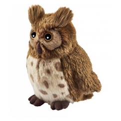 Jouet-Peluche - ANIMA - Hibou - 18 cm - Beige - Enfant - Intérieur