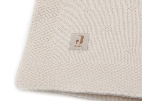 Couverture 100x150cm Cosy Knit - Ivory BLANC 5 - vertbaudet enfant 