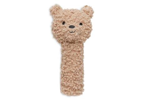 Hochet Teddy Bear Biscuit MARRON 1 - vertbaudet enfant 