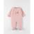 Pyjama 1 pièce fleuri en jersey blush ROSE 1 - vertbaudet enfant 