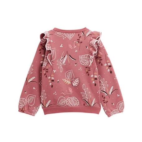 Sweat-shirt bébé en molleton Léonie ROSE 2 - vertbaudet enfant 