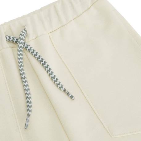 Pantalon bébé écru Athi BEIGE+BLANC 3 - vertbaudet enfant 