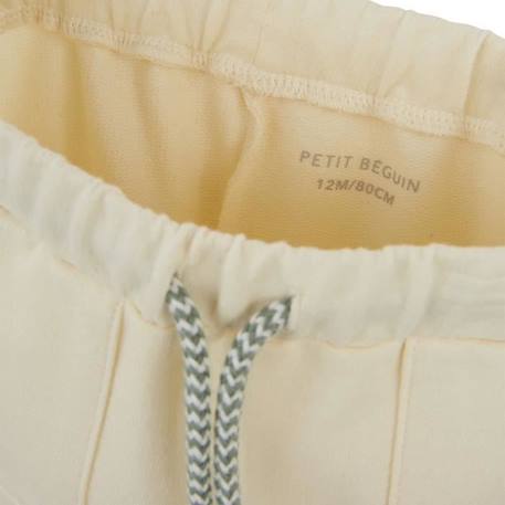 Pantalon bébé écru Athi BEIGE+BLANC 4 - vertbaudet enfant 