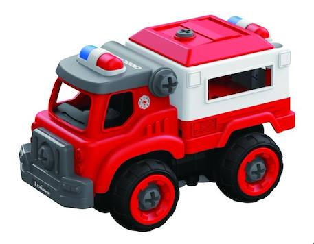 Crosslander Fireman - Set de camions de pompiers 3-en-1 avec perceuse électrique MULTICOLORE 4 - vertbaudet enfant 