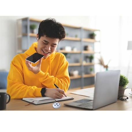 Écouteurs sans fil Bluetooth Football avec étui de chargement et de rangement BLANC 4 - vertbaudet enfant 