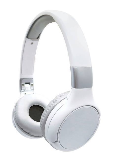 Casque 2 en 1 Bluetooth® et Filaire confortable et pliable design Acoustix BLANC 1 - vertbaudet enfant 