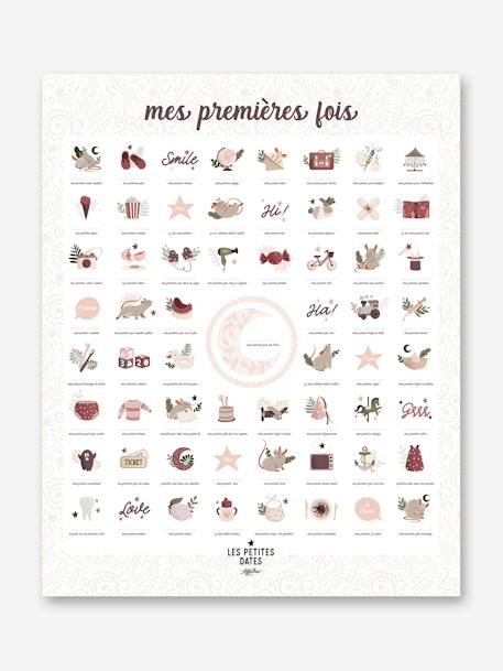 Affiche Mes premières fois - Souris rose LES PETITES DATES rose 3 - vertbaudet enfant 