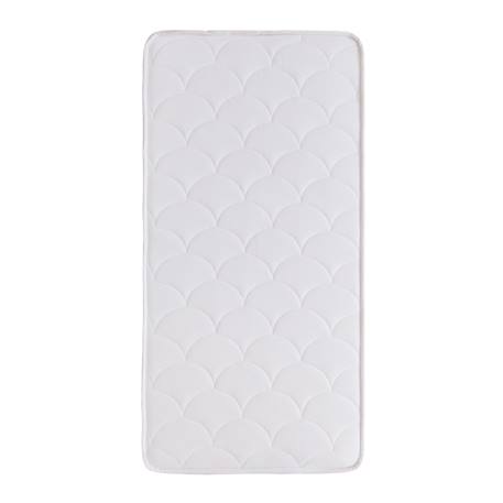 Matelas Bébé 70x140x11cm Climatisé - Sans Traitement - Face Hiver Ouatinée - Face Été - Garantie 5 Ans - Fabriqué En France BLANC 3 - vertbaudet enfant 