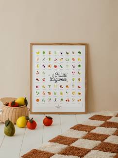 Linge de maison et décoration-Affiche Mes premiers fruits et légumes LES PETITES DATES