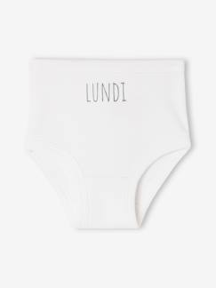 -Lot de 5 culottes bébé semainier