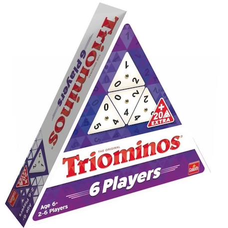 Goliath - Triominos 6 joueurs (Excel 2,0) - Jeu de famille VIOLET 2 - vertbaudet enfant 