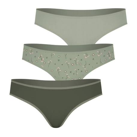 Fille-Sous-vêtement-ATHENA Lot de 3 slips Girl Mode by Fille Vert FILLE