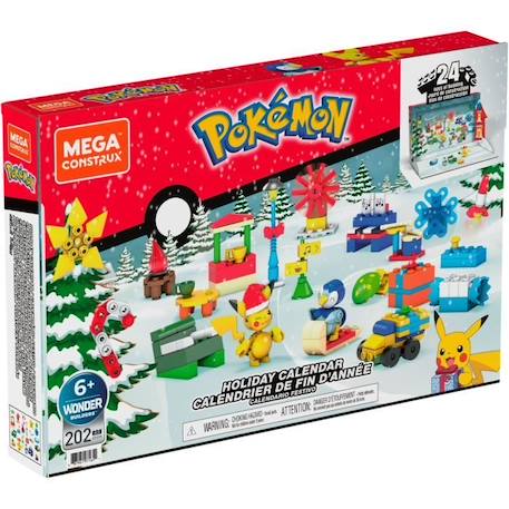 Mega Construx - Pokémon - Calendrier de l'Avent et jeu de construction GYG99 MULTICOLORE 1 - vertbaudet enfant 