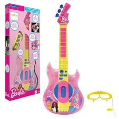 Jouet-Guitare Électronique Lumineuse avec Micro en forme de lunettes Barbie