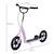 HOMCOM - Trottinette - Acier - 120x52x88cm - Rose ROSE 4 - vertbaudet enfant 