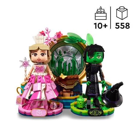 LEGO® Wicked 75682 Figurines d’Elphaba et de Glinda - Idée Cadeau Anniversaire MULTICOLORE 2 - vertbaudet enfant 