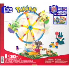 Jouet-MEGA Pokémon-Coffret La Grande Roue-Jouet à construire HXF80