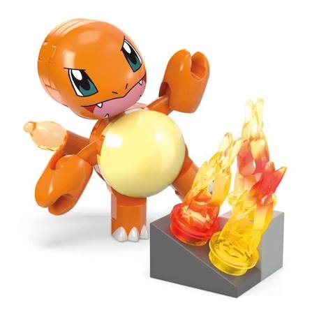 MEGA-Pokémon-Danse Flammes de Salamèche-Coffret à construire (81 pcs) HTH86 ROUGE 4 - vertbaudet enfant 