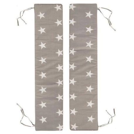 ROBA Set coussin pour banquette 'Little Stars' - Revêtu de PU - 89x18 cm GRIS 1 - vertbaudet enfant 