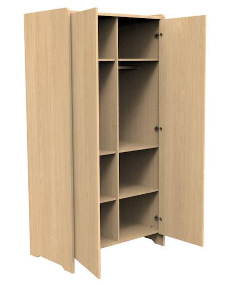 Armoire - Cannelle - 2 Portes MARRON 4 - vertbaudet enfant 