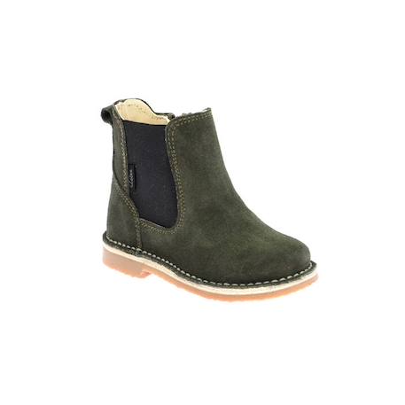 ASTER Boots Abostic camel MARRON+VERT 6 - vertbaudet enfant 