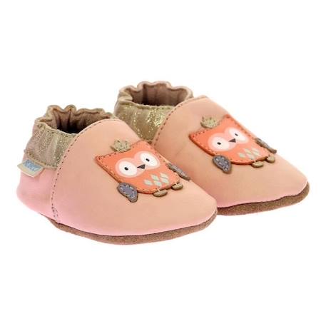 Pantoufles et chaussons - ROBEEZ - Fille - Cuir - Confortables et douces ROSE 2 - vertbaudet enfant 