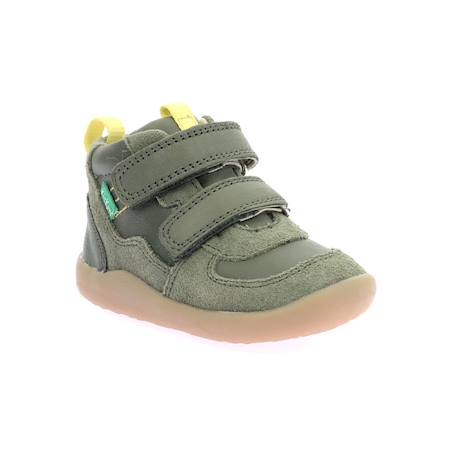 KICKERS Baskets hautes Kickfresho kaki VERT 2 - vertbaudet enfant 