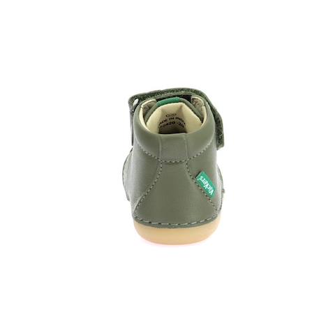 KICKERS Bottillons Sonizikro camel MARRON+VERT 7 - vertbaudet enfant 