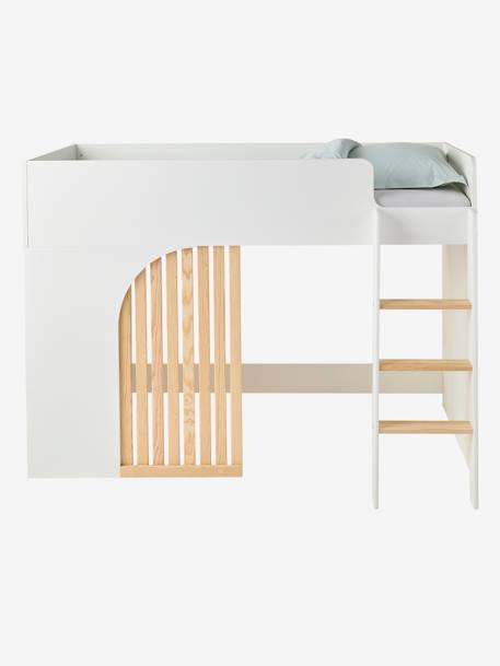 Lit mezzanine enfant avec rangement Playful blanc 9 - vertbaudet enfant 