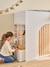 Lit mezzanine enfant avec rangement Playful blanc 6 - vertbaudet enfant 