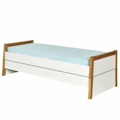 Pack lit gigogne avec matelas 80x200 cm Holaf bois  - vertbaudet enfant