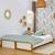 Pack lit gigogne avec matelas 80x200 cm Holaf bois MARRON 3 - vertbaudet enfant 