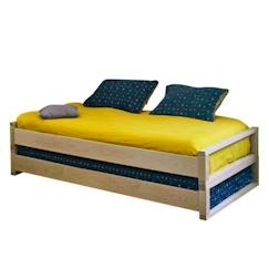 Lit gigogne 90x200cm Poka bois  - vertbaudet enfant