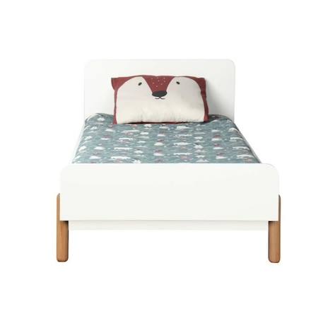 Pack lit avec matelas 90x190 cm Gabby blanc - AKITEN RETAIL BLANC 4 - vertbaudet enfant 