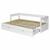 Pack lit banquette gigogne avec tiroir et matelas 80x200 cm Ravi blanc BLANC 2 - vertbaudet enfant 