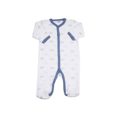 Lot de 6 Pyjamas Bébé Trois Kilos Sept - Blanc - Mixte BLANC 2 - vertbaudet enfant 