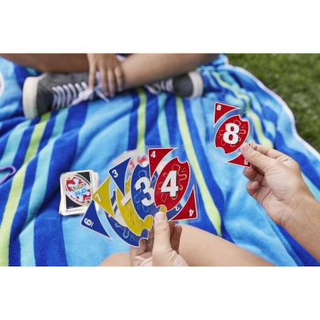 Mattel Games - UNO H20 TO GO - Uno Sport Jeu De Cartes - Jeu De Cartes Famille - 7 Ans Et + - P1703 - Jeux de cartes mattel uno P170 BLEU 6 - vertbaudet enfant 