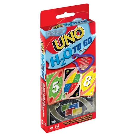 Mattel Games - UNO H20 TO GO - Uno Sport Jeu De Cartes - Jeu De Cartes Famille - 7 Ans Et + - P1703 - Jeux de cartes mattel uno P170 BLEU 2 - vertbaudet enfant 