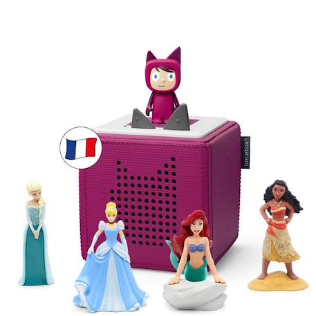 tonies® - Coffret Toniebox Au Royaume des Princesses - Cassis - Conteuse d'histoires VIOLET 1 - vertbaudet enfant 