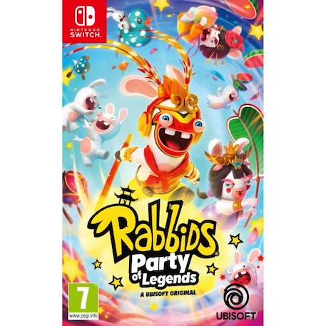 Les Lapins Cretins: Party Of Legends Jeu Switch BLANC 1 - vertbaudet enfant 