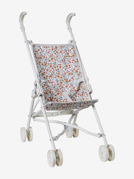 Poussette-canne pour poupon Fleurette vintage+oiseaux+Retro flower+sherpa 17 - vertbaudet enfant 