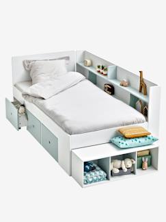 Chambre et rangement-Chambre-Lit plateforme enfant avec rangements BASEO