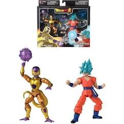 Jouet-Figurine Dragon Ball Super Dragon Stars 17 cm - Golden Freezer vs Super Saiyan Blue Goku - BANDAI