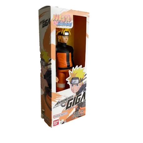 Grande Figurine articulée - BANDAI - Anime Heroes - Naruto Shippuden - Figurine Anime Heroes Mega 30 cm - Naruto Uzumaki ORANGE 3 - vertbaudet enfant 