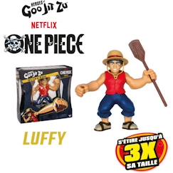 Jouet-Ultragoo Luffy 17cm - HEROES OF GOO JIT ZU - ONE PIECE - Figurine extensible avec accessoires