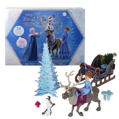 Disney-La Reine des Neiges-Calendrier de l’Avent HWX20 MULTICOLORE 1 - vertbaudet enfant 